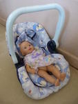 Doll car seat