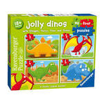 Jolly Dinos First Puzzle 2 3 4 5pcs