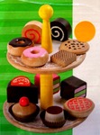 Wooden Pastries & Cake Stand PC