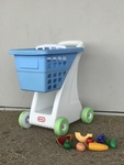 L/T Shopping Trolley + wooden food PC