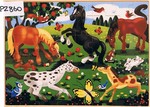 M&D Frolicking Horses Puzzle PC