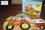 Tractor Shaped Floor Puzzle