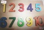 Wooden Number Puzzle