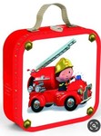 Janod Firetruck Puzzles x 4