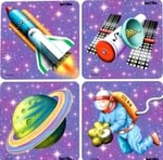 Tuzzles Space & Beyond Puzzle Set x 4 PC
