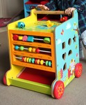 Wooden Baby walker and Play Station