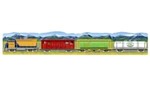Melissa & Doug Linking Floor Puzzle -Train