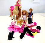 Barbie & Ken Horse Set