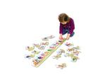 Alphabet Wooden Train Floor Puzzle PC