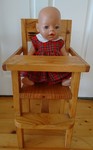 Doll & High Chair PC 