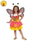 Glitter Orange Butterfly Costume PC (5-7yrs) 