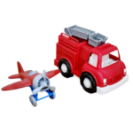 Green Toys Aeroplane and Fire Truck PC 