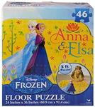 Frozen Floor Puzzle Anna & Elsa 46 pieces PC 