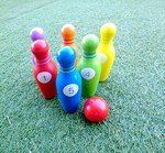 Wooden Bowling Set