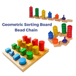 Bead Chain & Geometric Sorting Board PC 