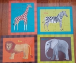 Animal puzzles x4 PC
