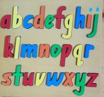 Lower Case Alphabet Puzzle PC 