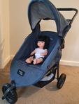 Valco Pram and Girl Doll PC