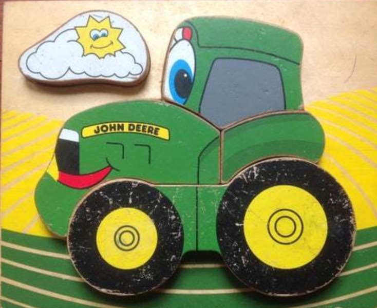 PZ167: John Deere Tractor Puzzle PC
