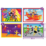 Wiggles 4 in 1 Wooden Jigsaw Puzzles