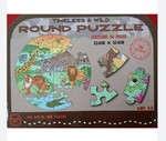 Timeless and Wild Round Puzzle (24 pcs). 