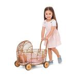 Wicker Pram With Twins PC