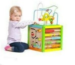 Wooden Activity Cube 