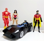 DC Comics Superheroes & Batmobile PC 