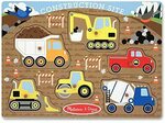Melissa & Doug Construction Site Peg Puzzle