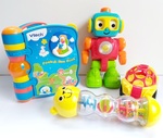 Baby Robot, Book, Car & Rainmaker