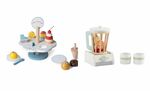 Wooden Ice-cream and blender set