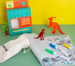 FunArtsy Washable Silicone Placemats - Dinosaur