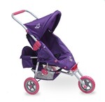 Purple pram & doll ML