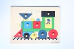 Wooden train peg puzzle ML