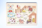 Farmyard wooden puzzle ML