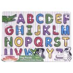 Melissa & Doug Alphabet Peg Puzzle ML