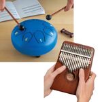 Steel tongue drum and Kalimba PC