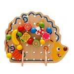 Hedgehog Fruit & Vegetable Lacing Bead PC