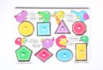 Wooden Shapes Peg Puzzle PC