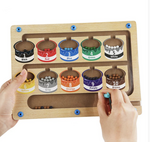 Magnetic Pen Sliding Colour Number Sorting Busy Board PC