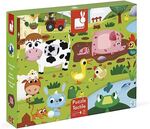 Janod The Farm Animals Tactile Puzzle PC