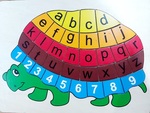 Turtle Alphabet Numeric Puzzle PC
