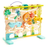 C062: Djeco Cascadou Wooden Sliding Maze Puzzle PC