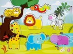 African animals wooden puzzle ML