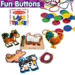 Threading Buttons Lace and Trace PC