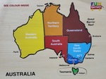 Australia Map Wooden Puzzle PC