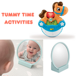 Tummy time mirror & Rocking Horse PC