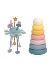 B131: Wobble Stacker & Pull String Interactive Toy 