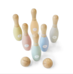Wooden bowling set