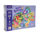 Shaped Puzzle: Happy Dinosaur Valley